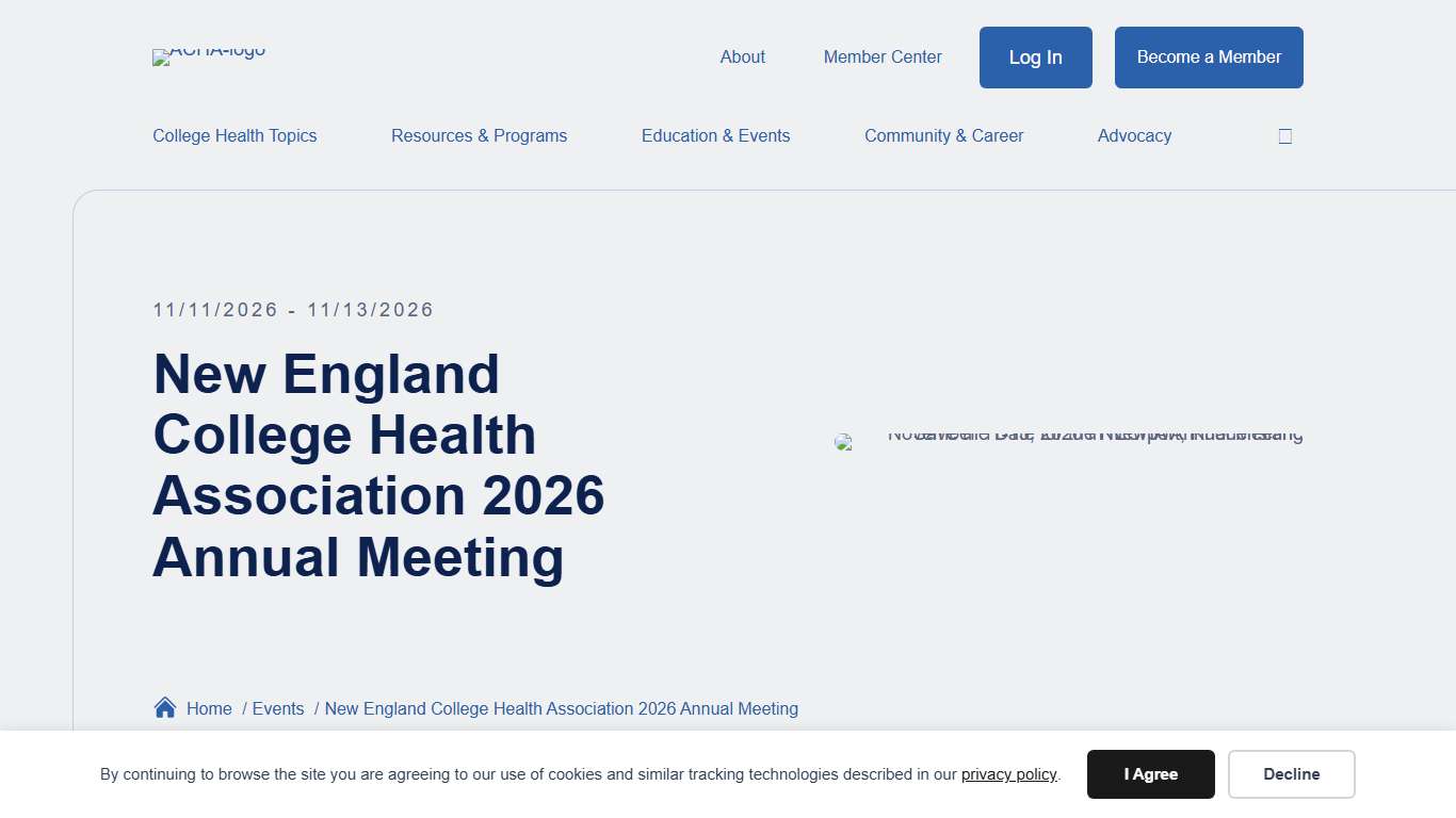 New England College Health Association 2026 Annual Meeting – ACHA